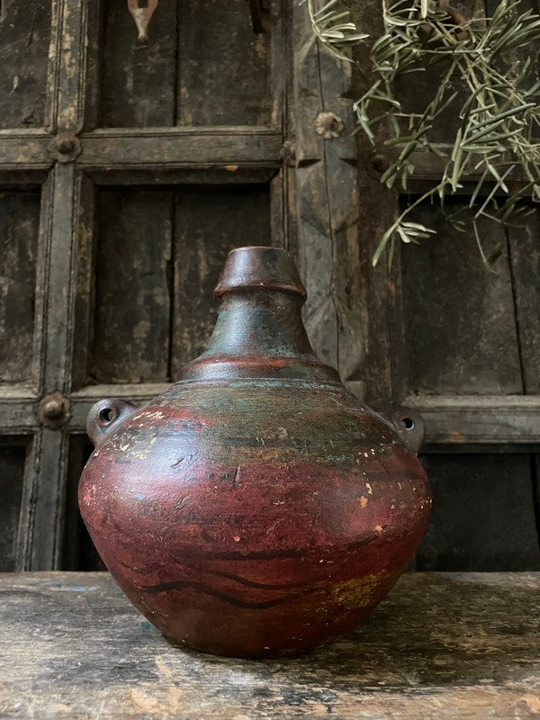 Unieke aardewerk kruik