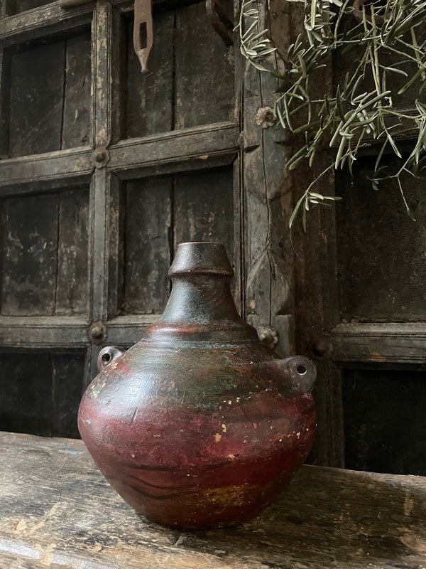 Unieke aardewerk kruik