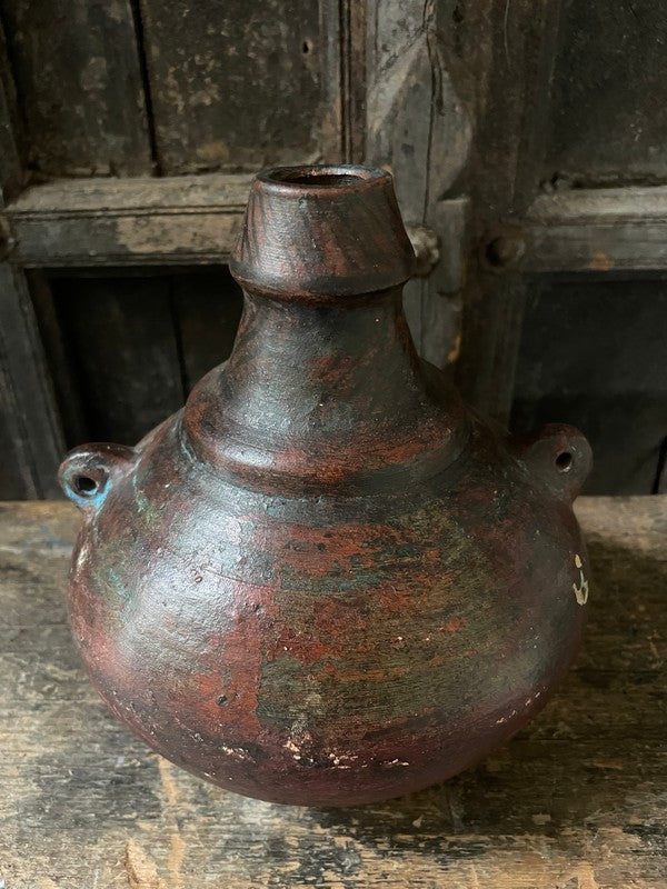 Unieke aardewerk kruik