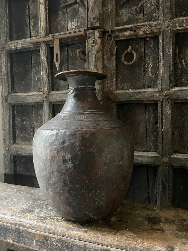 Originele koperen kruik Nepal