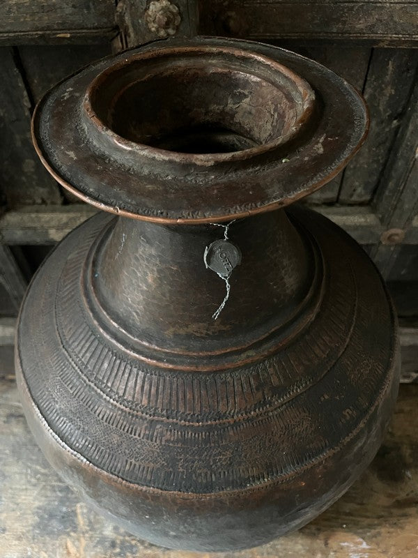 Originele koperen kruik Nepal