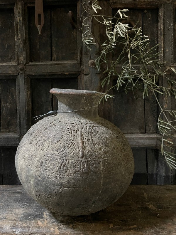 Nepalese klei kruik