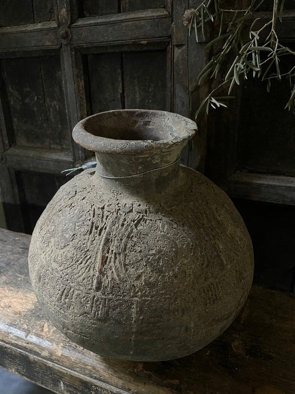 Nepalese klei kruik